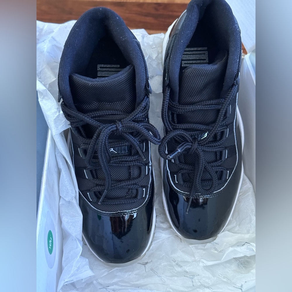 Jordan Kids Black and White Sneakers